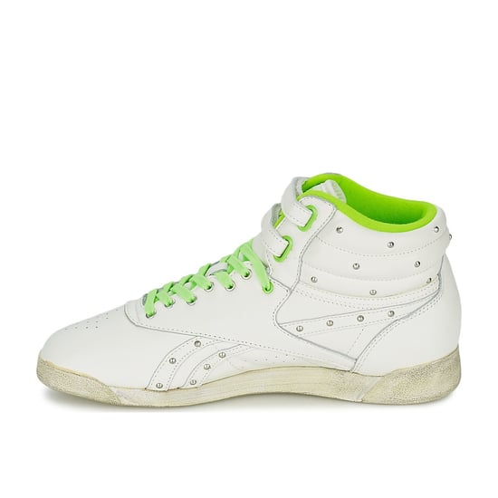 Reebok Freestyle Hi Vintage Womens White Trainers