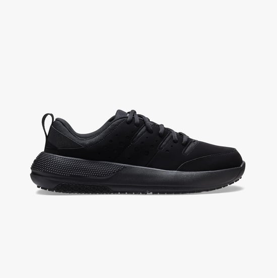 ON THE CLOCK Mens Work Trainers Triple Black - Image 6