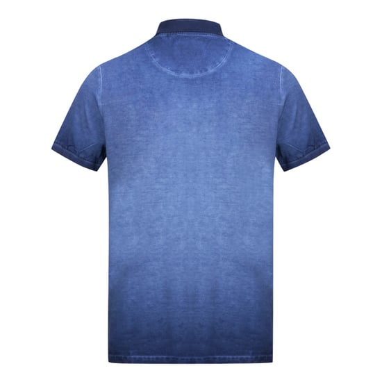 Polo azul marino con lavado de tinta de Lyle & Scott - Image 2