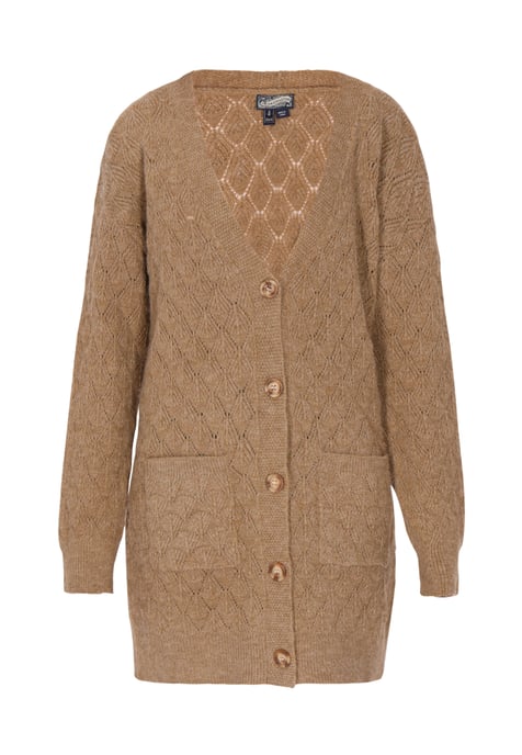 Dreimaster Cardigan women brown beige - Image 1