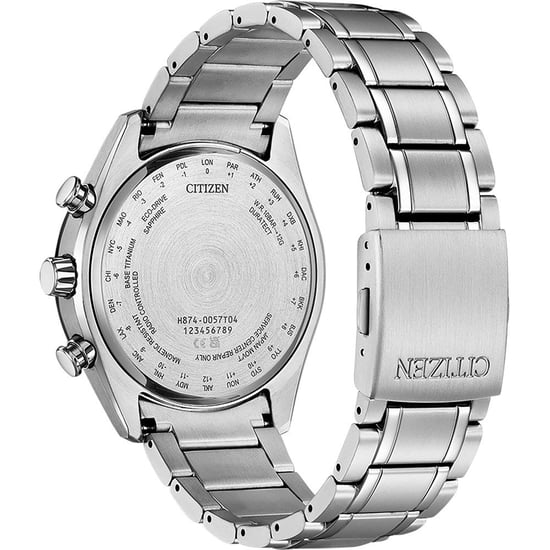 Citizen Tsuki-yomi Men's Silver Watch BY1018-80E - Image 2