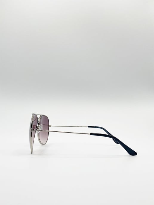 Classic Aviator Metal Frame Sunglasses