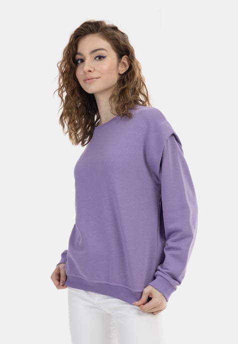 Mymo sweatshirt women lilac - Image 3