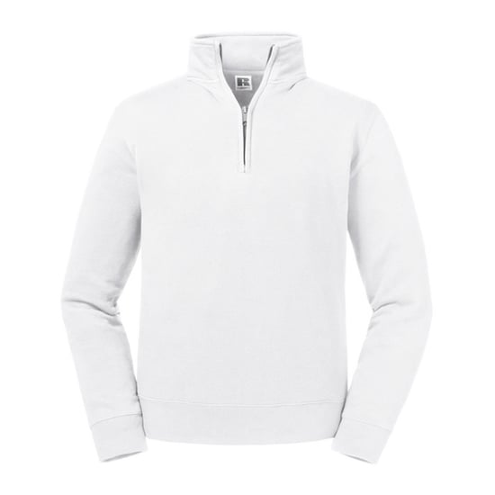 Russell Mens Authentic Quarter Zip Sweatshirt (White) - Image 1