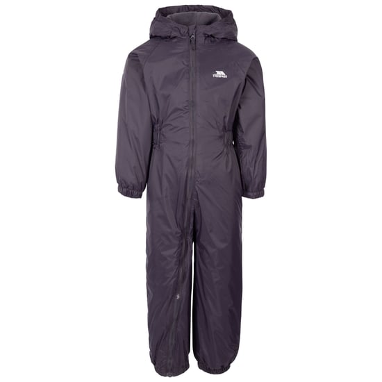 Trespass Babies Button Rain Suit (Dark Grey) - Image 1