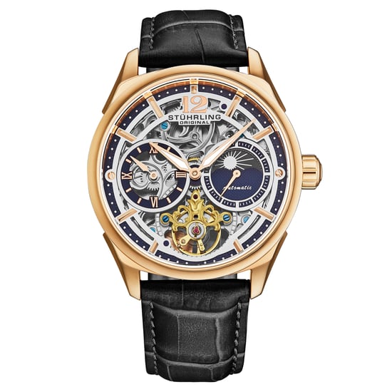 Vanguard 1019 Dual Time Automatic Skeleton