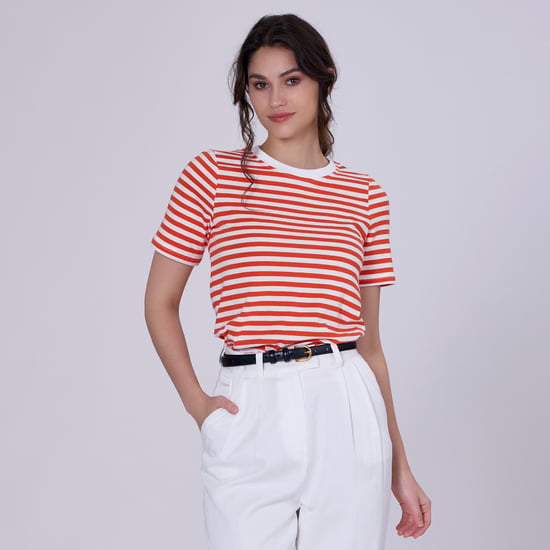 Stripes Cotton T-shirt - Image 4