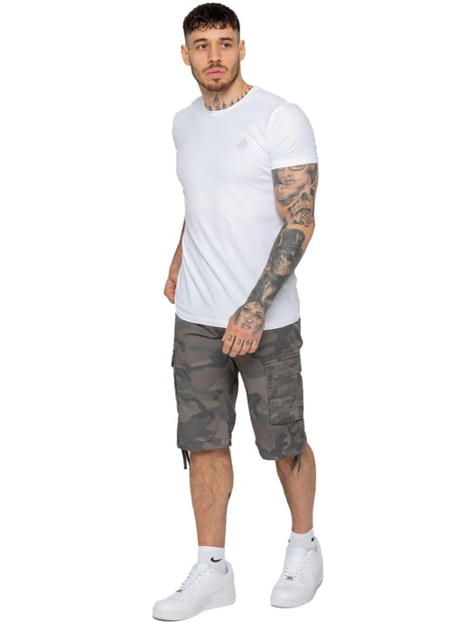 Enzo | Pantalones cortos Cargo Combat Camo para hombre - Image 5
