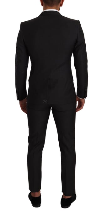 Traje de dos piezas negro MARTINI de un solo pecho para hombre de Dolce & Gabbana - Image 3