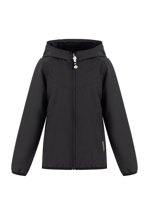Schmuddelwedda softshell blouson Girls black - Image 1