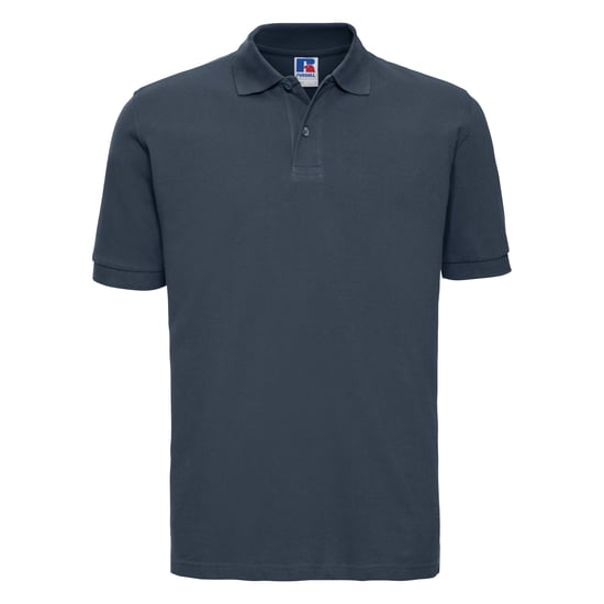 Russell Mens 100% Cotton Short Sleeve Polo Shirt (French Navy) - Image 1