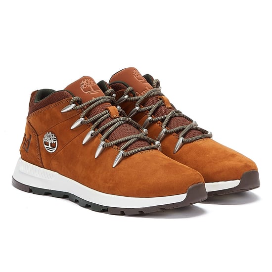 Botas Timberland Sprint Trekker Nubuck Mid para hombres en marrón óxido - Image 1