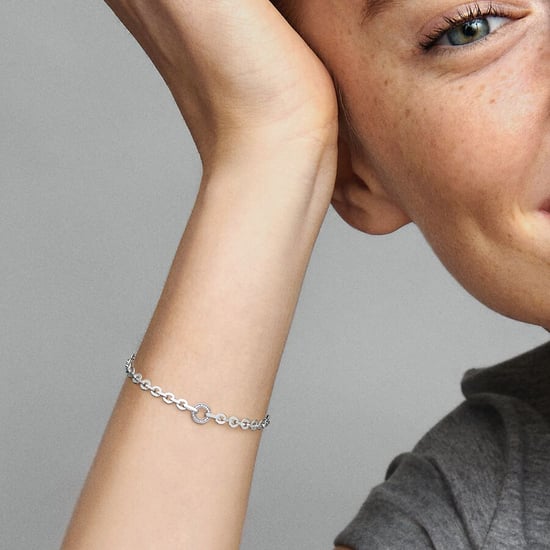 Pandora 'Signature Pavé' Women's 925 Sterling Silver Bracelet - Silver 592777C01-20