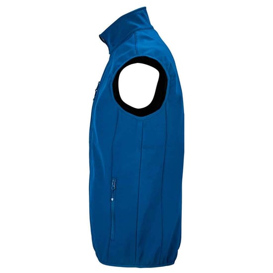 SOLS Mens Falcon Softshell Zipped Body Warmer (Royal Blue) - Image 3