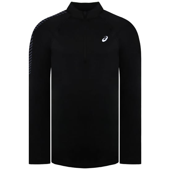 Asics Icon Mens Black Running Top - Image 1