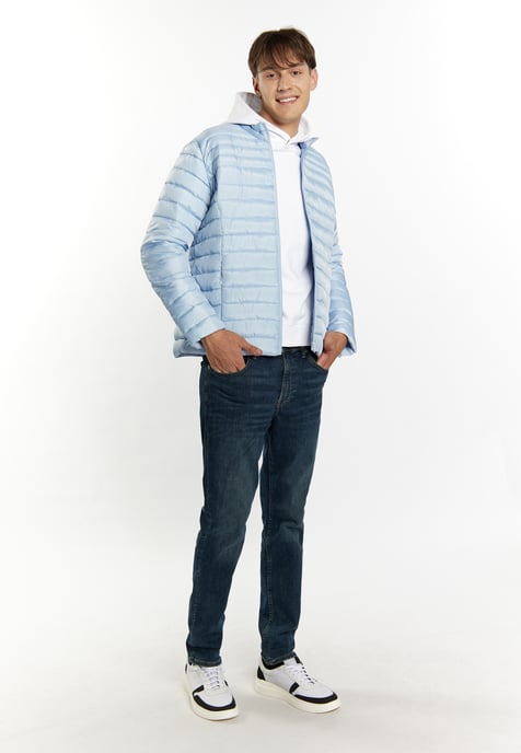 Mo Light quilted jacket Men ice blue - Image 2