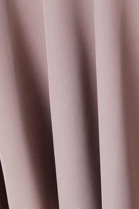Drape Crepe Blouson Flute Hem Midi Dress - Image 5