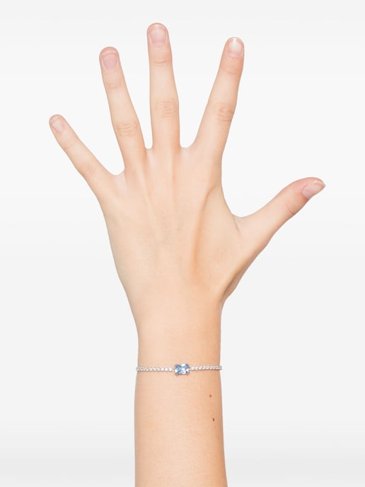 Swarovski 'Matrix' Women's Base Metal Bracelet - Silver 5693412 - Image 5