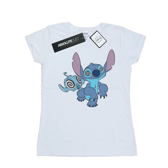 Disney Womens/Ladies Lilo And Stitch Hypnotized Cotton T-Shirt (White)