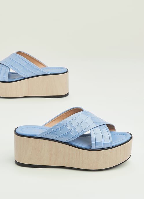 LK Bennett Sandra Casual Sandals, Hyacinth