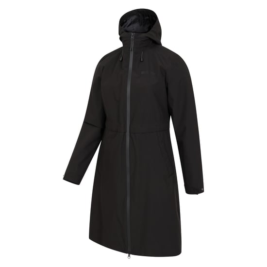 Mountain Warehouse Womens/Ladies Hilltop Extra Long Waterproof Jacket (Black) - Image 3