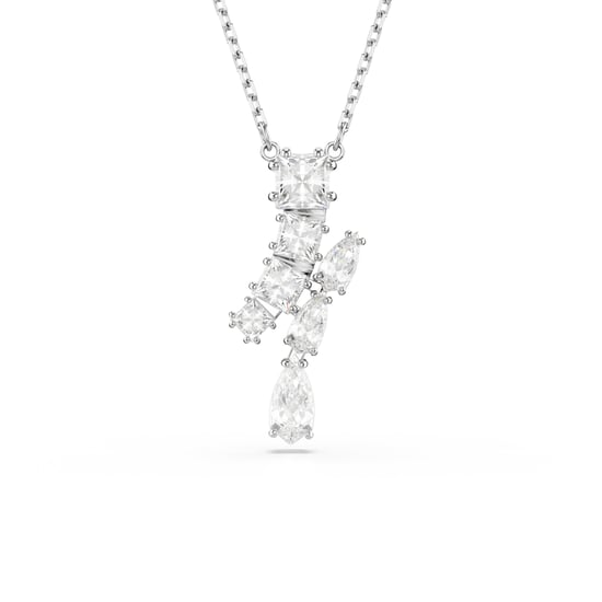 Swarovski 'Matrix' Women's Base Metal Necklace - Silver 5700420 - Image 1