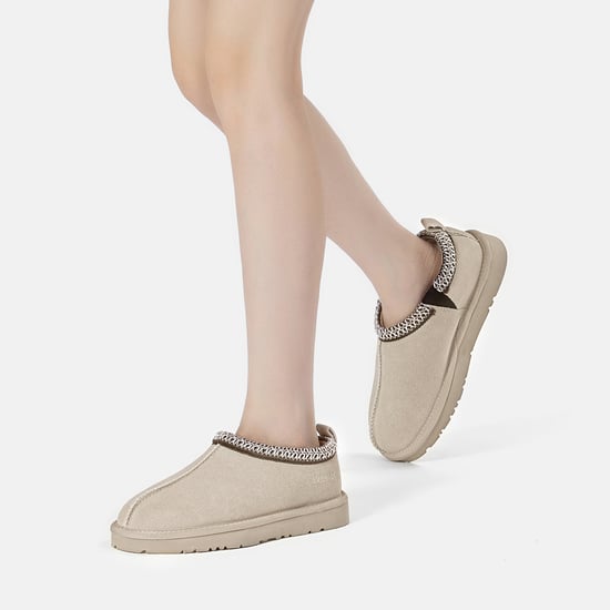 EVER AU Mujer Pantuflas De Piel - Wigeon - Image 2