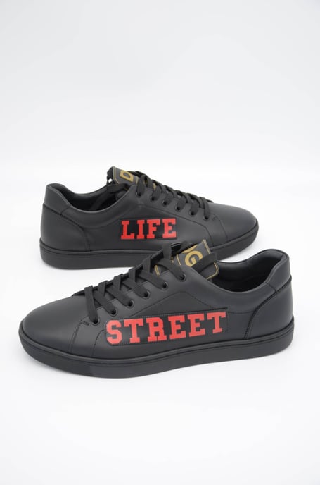 Zapatillas bajas de cuero para hombre Dolce & Gabbana - Image 1