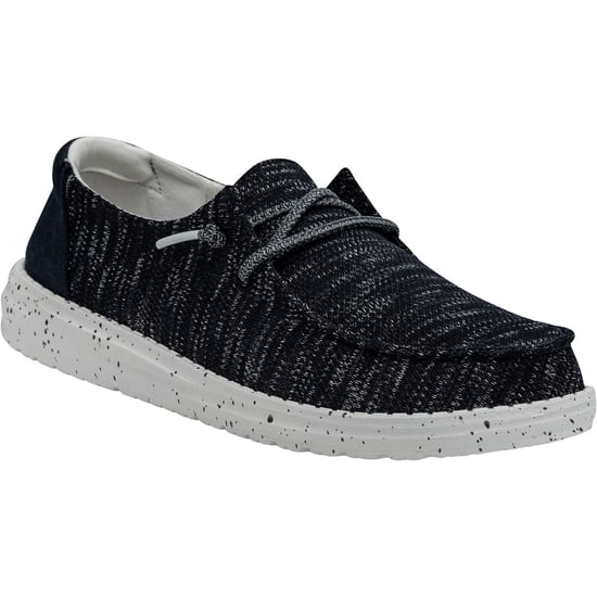HEYDUDE Wendy Sox Polyester/Cotton/Spandex Women's Navy Loafers - Image 1