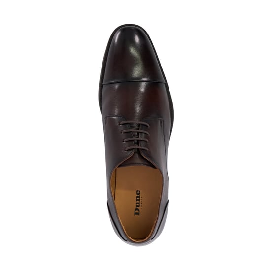 Dune Mens Suffix - Leather Toe Cap Lace Up Derby - Image 4