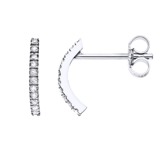 DIADEMA - Earrings - Diamonds - White Gold