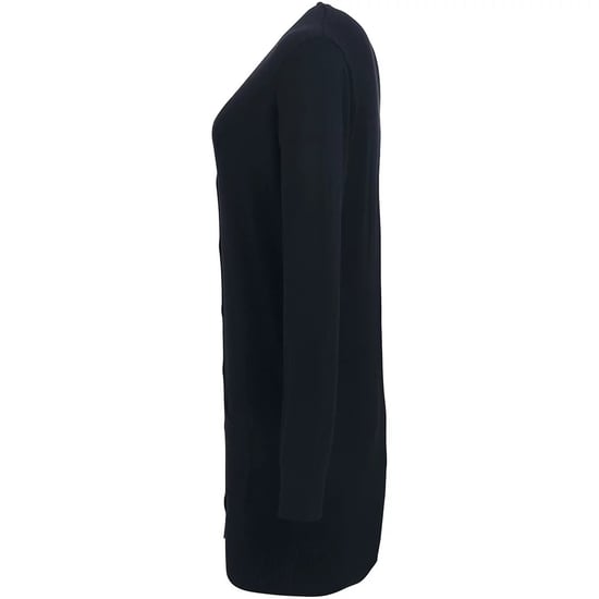 Premier Womens/Ladies Longline V Neck Cardigan (Black) - Image 4