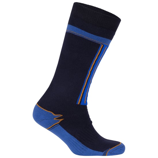 Trespass Unisex Adult Winski Ski Socks (Pack of 2) (Navy/Flint) - Image 4