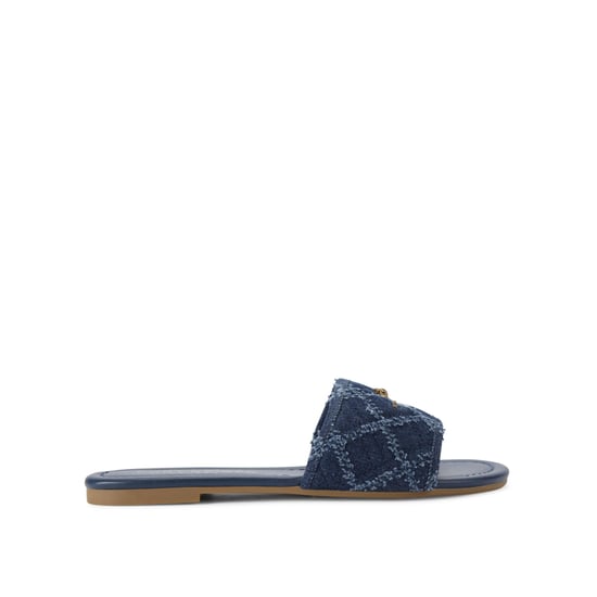 Kurt Geiger London Denim Kgl Greenwich Flat Sandal Sandals