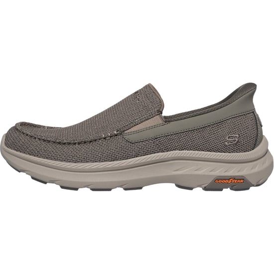 Skechers Pollard Wilfred Textile Men's Taupe Loafers - Image 2