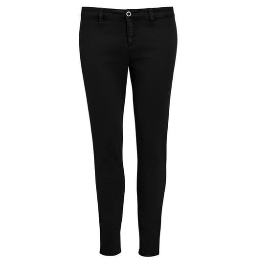 SOLS Womens/Ladies Jules Chino Trousers (Black) - Image 1