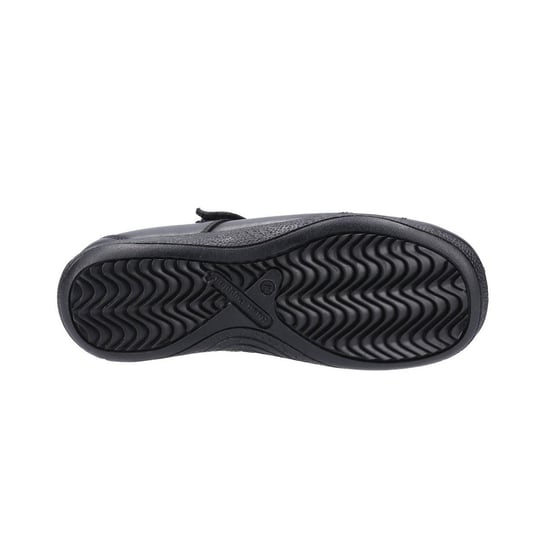 Hush Puppies Girls Clara Leather School Shoes (Black) - Image 4