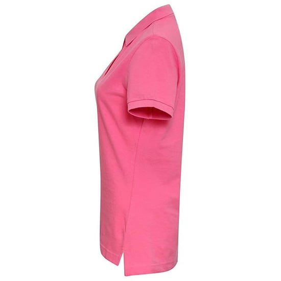 Asquith & Fox Womens/Ladies Plain Short Sleeve Polo Shirt (Pink Carnation)