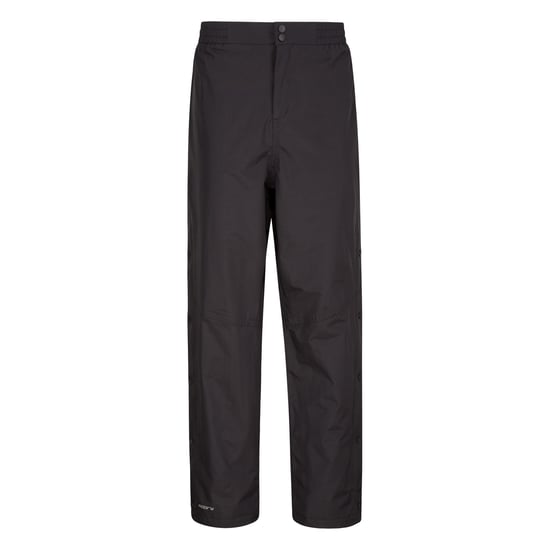 Mountain Warehouse Mens Extreme Downpour Waterproof Short Over Trousers (Black) - Image 1