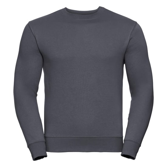 Russell Mens Authentic Sweatshirt (Slimmer Cut) (Convoy Grey) - Image 1