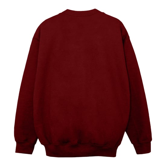 Disney Girls Lilo And Stitch Stitch Christmas Sweatshirt (Burgundy)