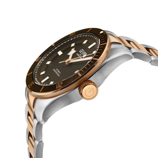 Gevril Reloj automático suizo Yorkville Sellita SW200 para hombre con esfera marrón y dos tonos - Image 2
