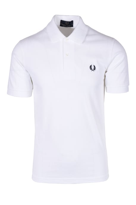 Polo para hombre Fred Perry M3 Hecho en Inglaterra en Blanco - Image 1