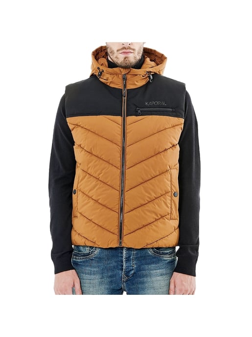 Chaqueta acolchada Chet Biscuit de Kaporal para hombre, sin mangas - Image 1