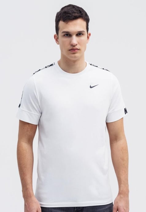 Camiseta blanca Repetir para hombre de Nike - Image 1