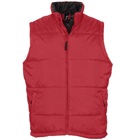 SOLS Warm Unisex Padded Bodywarmer Jacket (Red) - Image 5