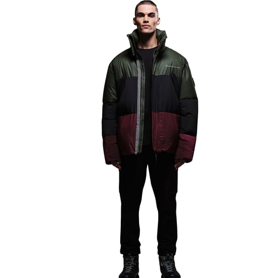 Regatta Mens Christian Lacroix Barbegal Baffled Padded Jacket (Dark Khaki/Black)