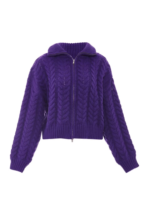 Mymo Cardigan women purple - Image 1
