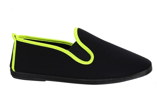 Flossy Style Novelda Black Plimsolls