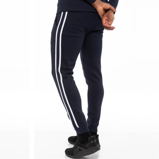 Pantalones de chándal azul marino para hombre Enzo Designer Menswear - Image 2